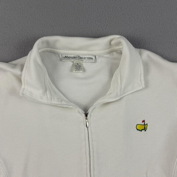 Masters Collection Jacket Women's Large Augusta National Golf Full Zip White - Picture 4 of 15